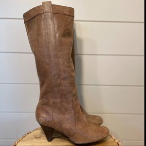 INC International Concepts Distressed Taupe Lester Boots